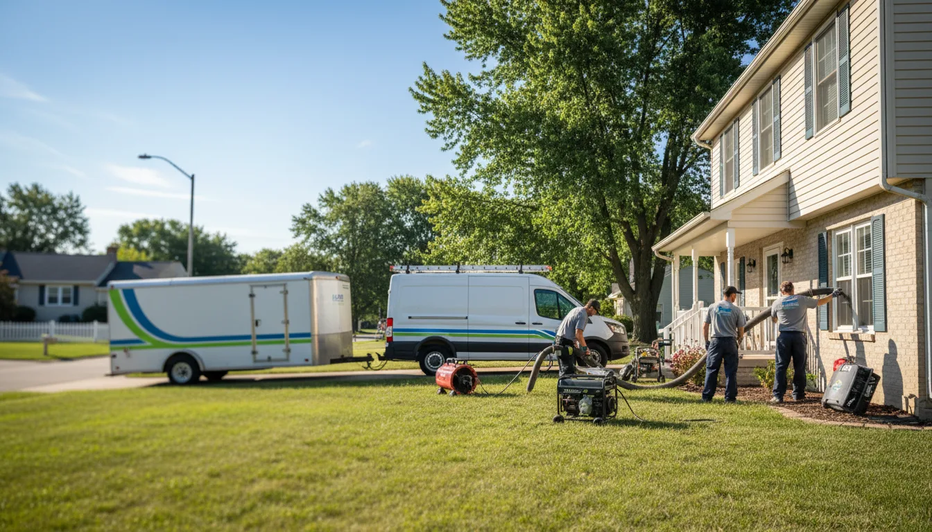 Flooded Basement Restoration And Cleanup With Repair in Rock City, IL near me
